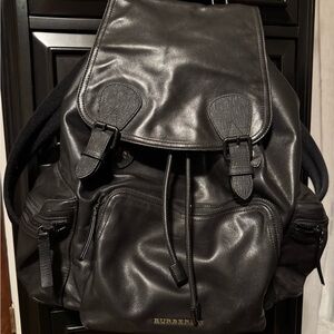 Burberry Leather Men's Backpack Rucksack WITH tags